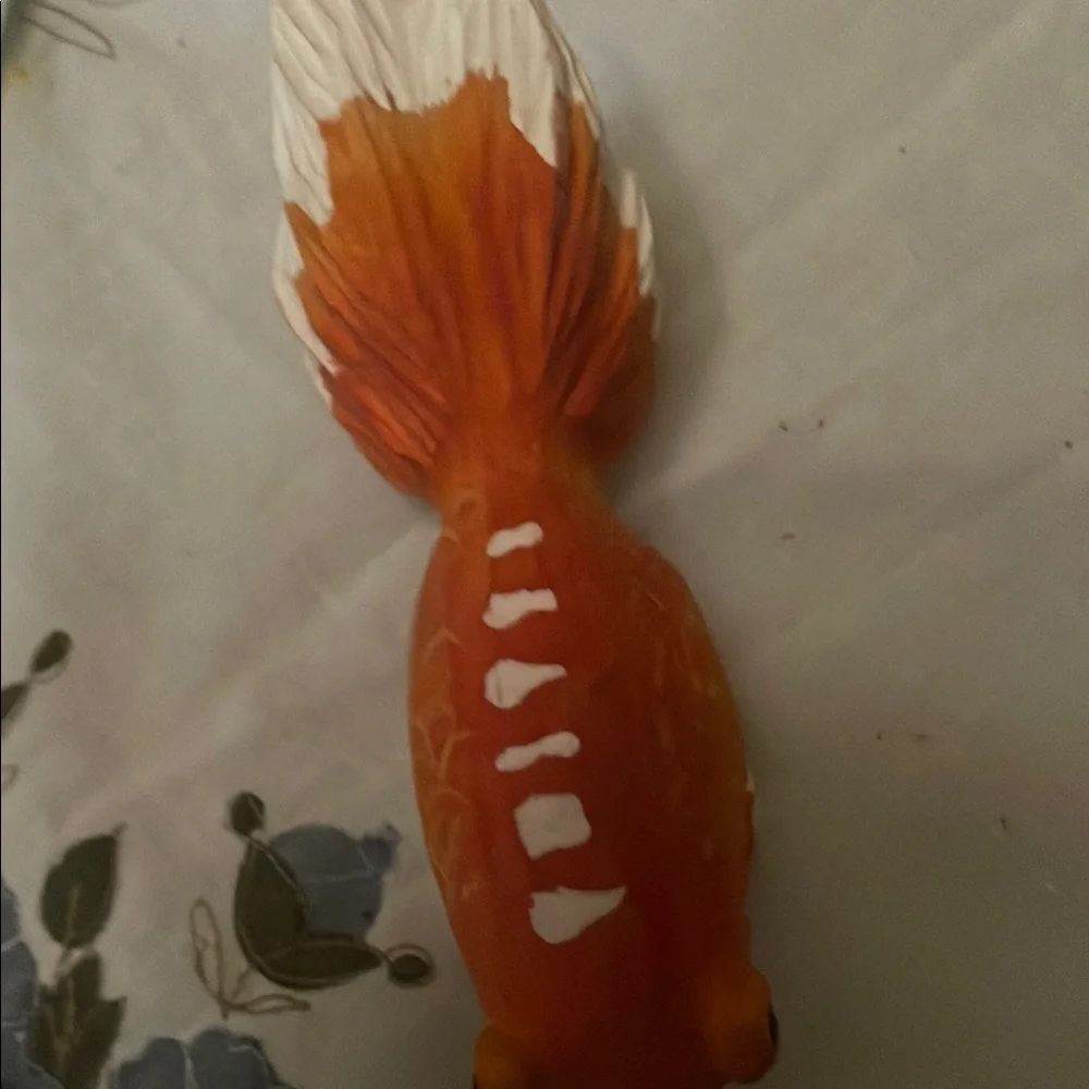 Orange and White Fish Toy